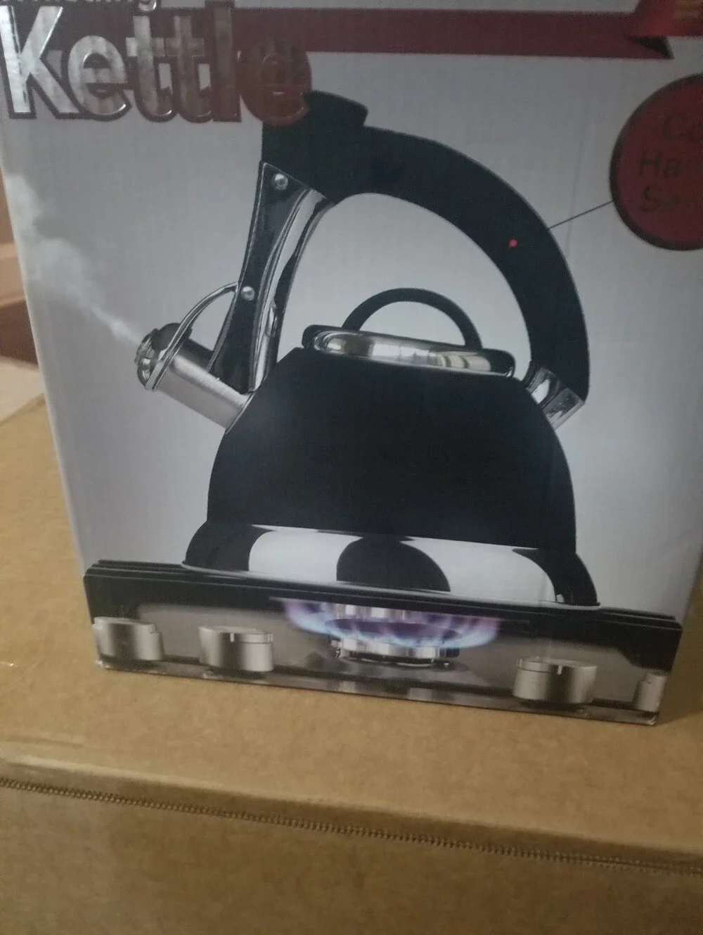 Stainless Steel Whistling Kettle - Silver